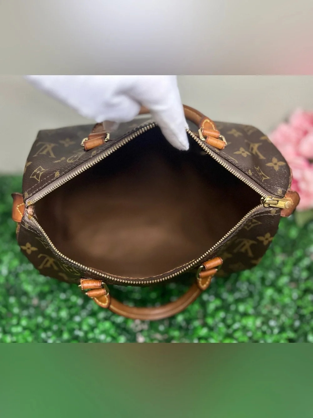 Louis Vuitton Speedy 30 Monogram Handbag | Entrupy COA Included